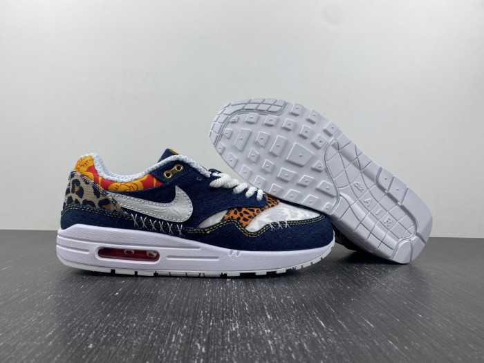 nike air max 1 premium denim leopard fj4452-432