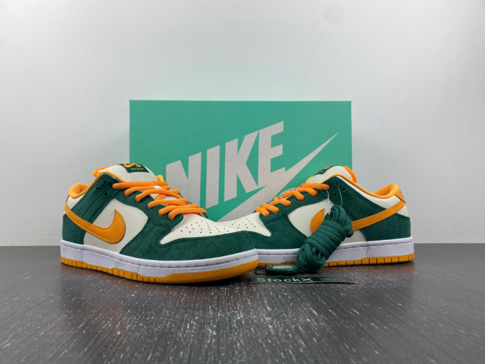 nike sb dunk low legion pine kumquat 304292-383