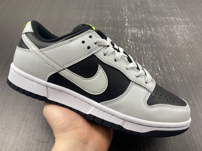 nike dunk low grey panda volt fd9756-001