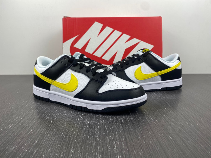nike dunk low “black/yellow” fq2431-001