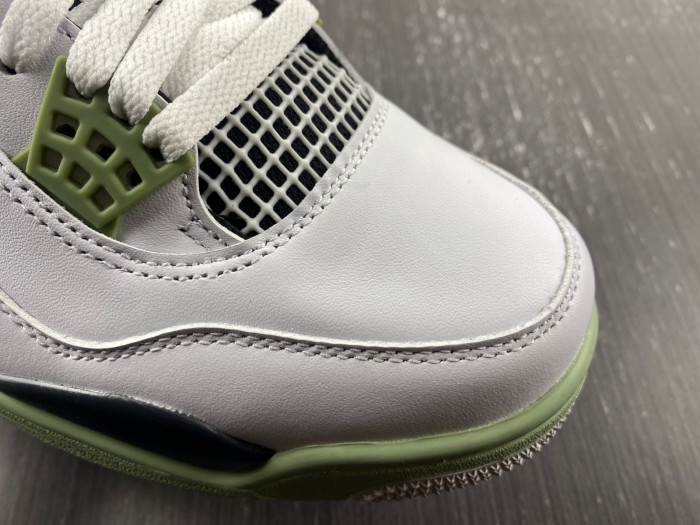 air jordan 4 wmns “oil green” aq9129-103