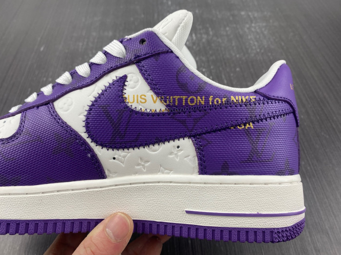 l**isV*t*n x nike air force lv purple 20230213