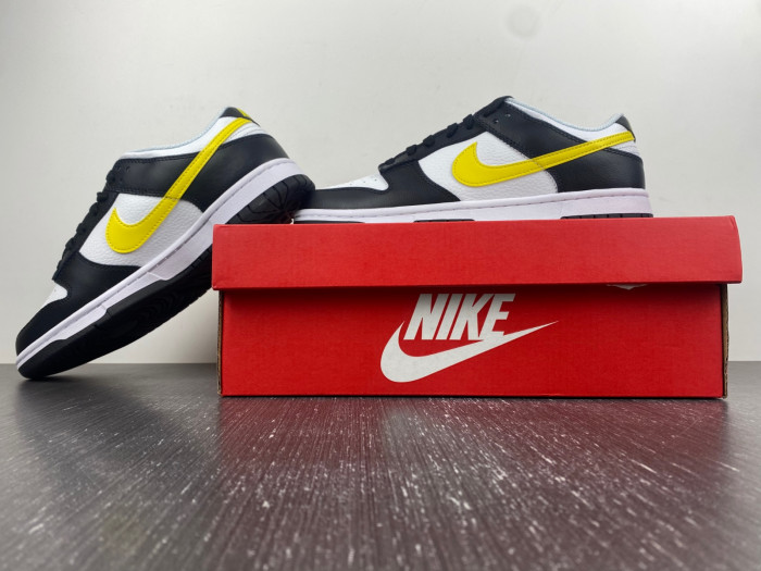 nike dunk low “black/yellow” fq2431-001