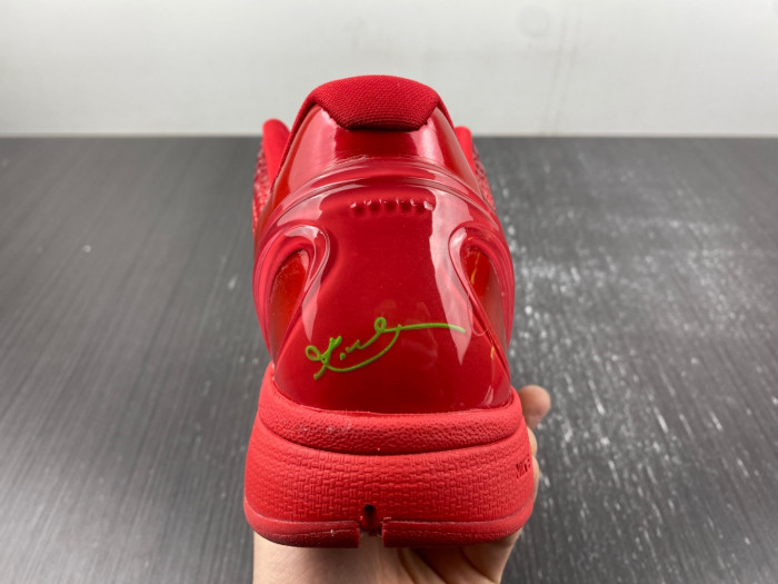 nike kobe 6 protro “reverse grinch” fv4921-600