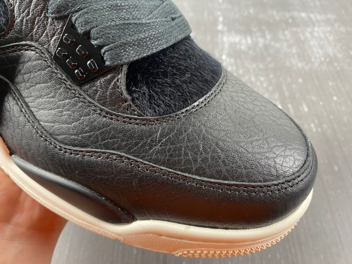 air jordan 4 retro pony hair black 819139-010