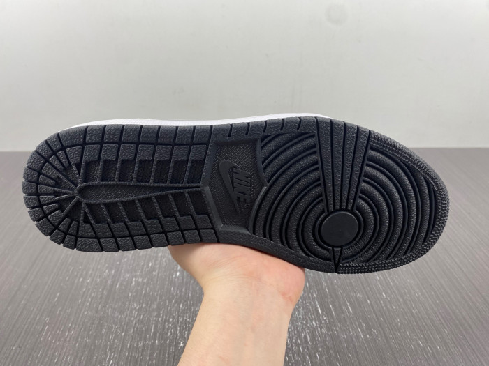 air jordan 1 retro low white ghost green black dm7837-103