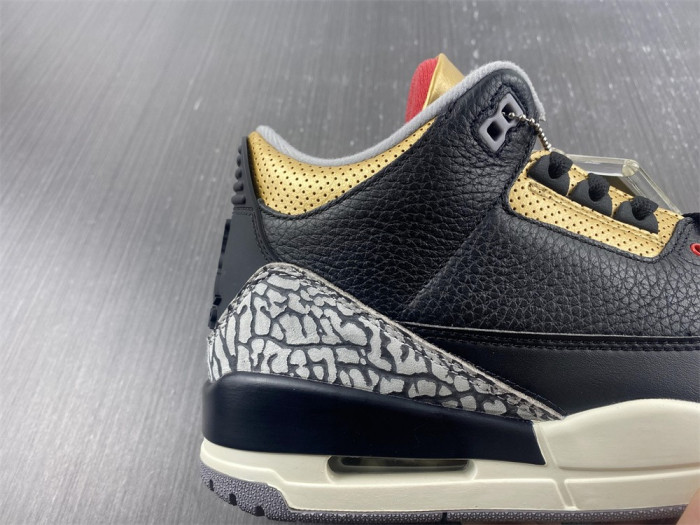 air jordan 3 wmns “black gold” ck9246-067