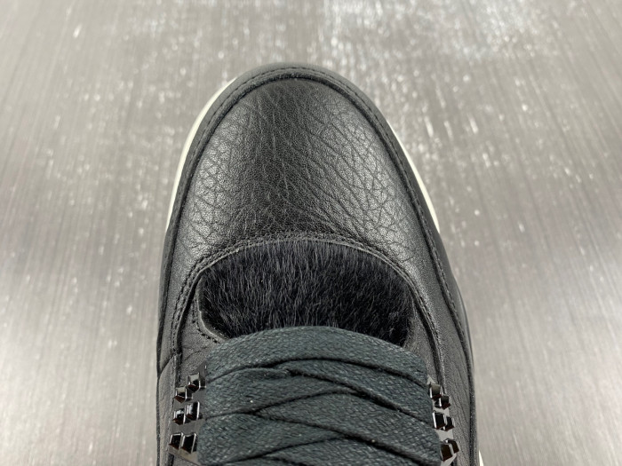 air jordan 4 retro pony hair black 819139-010