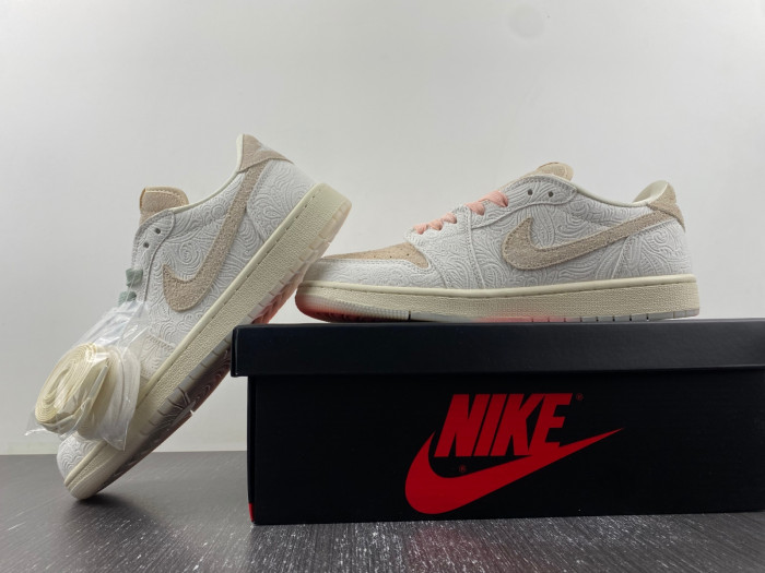 chris paul x air jordan 1 low og “give them flowers” fz0455-200