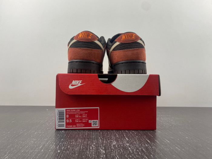 nike dunk low “red panda” fv0395-200