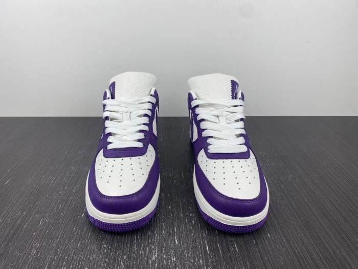 l**isV*t*n x nike air force lv purple 20230213