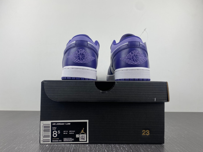 air jordan 1 low sky j light purple-white 553558-515