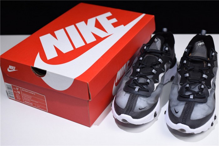 nike react element 87 black white aq1090-001