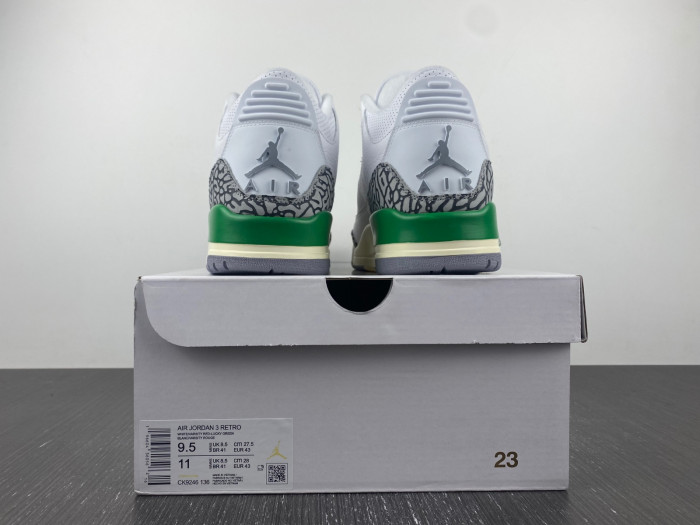 air jordan 3 wmns “lucky green” ck9246-136