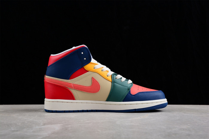 air jordan 1 mid se multi color dn3738-400