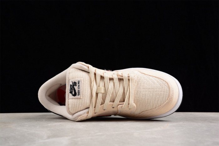 nike sb dunk low albino & preto fd2627-200