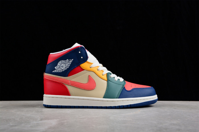 air jordan 1 mid se multi color dn3738-400