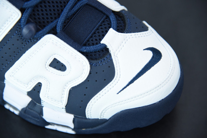 nike air more uptempo “olympic” white/midnight navy 414962-104