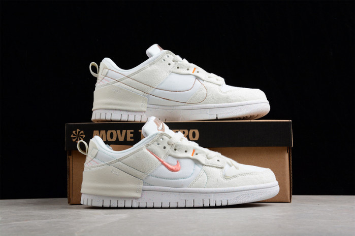 nike dunk low disrupt 2 ‘pale ivory‘ dh4402-100