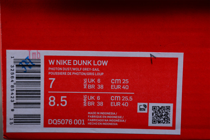 nike dunk low "bright side" (grey) dq5076-001