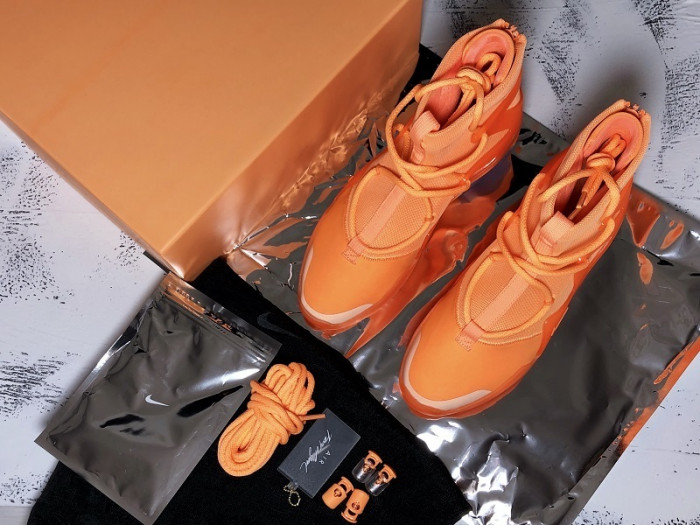 nike air fear of god 1 orange pulse ar4237-800