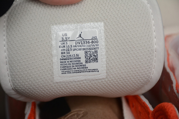 jordan 1 mid se orange suede dv1336-800