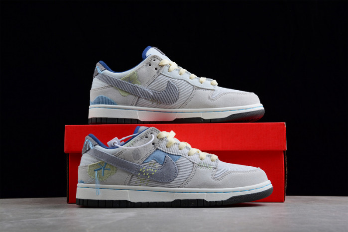 nike dunk low "bright side" (grey) dq5076-001