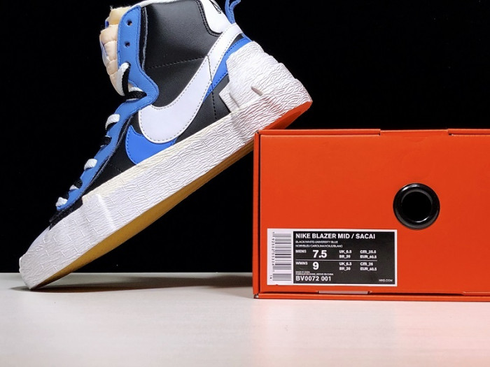 sacai nike blazer mid blue bv0072-001