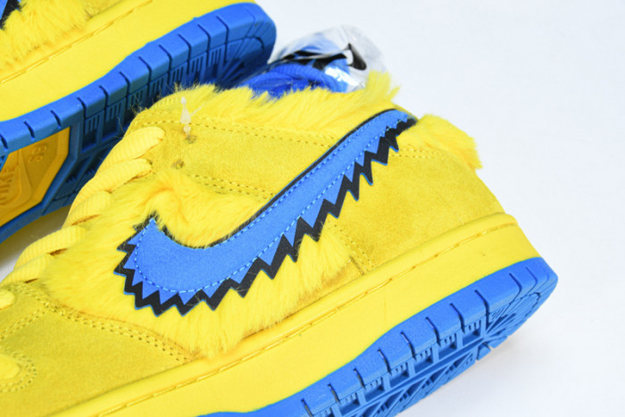 grateful dead x nike sb dunk low“ yellow bear” cj5378-700