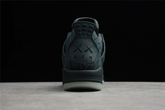 nike air jordan 4 retro kaws black 930155-001