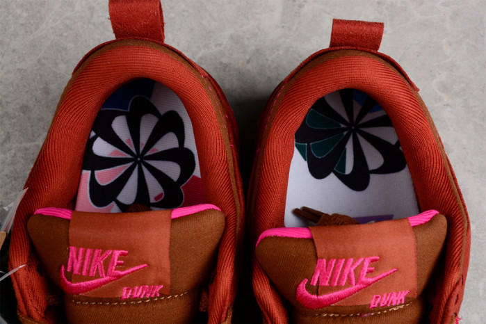 nike dunk low disrupt 2 desert bronze pink prime (w) dh4402-200