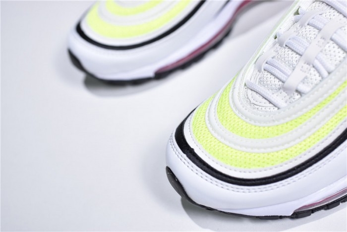 nike air max 97 white rush pink black volt cj9978-100