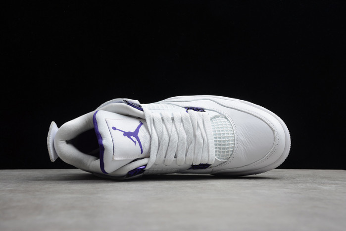 air jordan 4 retro white purple ct8527-115