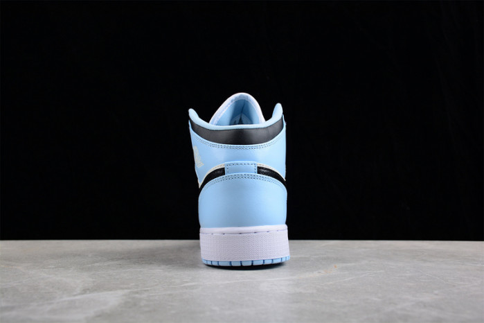 air jordan 1 mid “ice blue” 555112-401