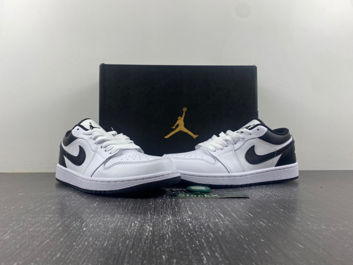 air jordan 1 low “white/black” 553558-132