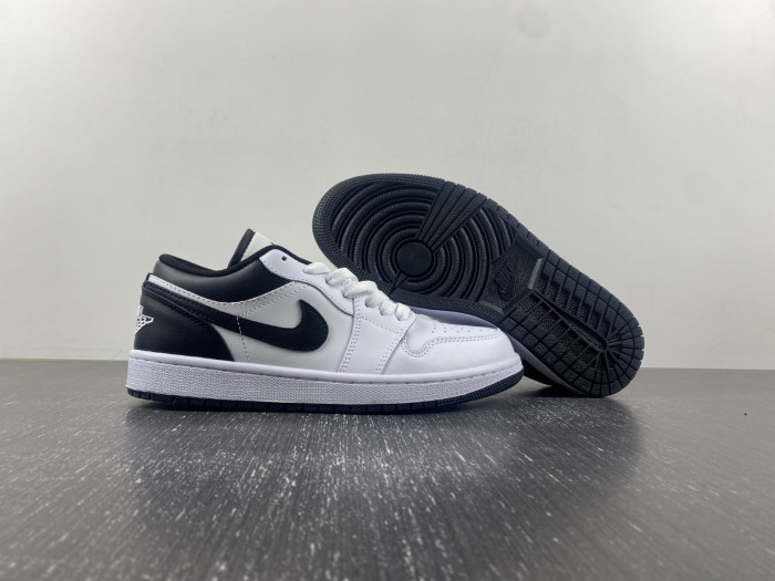air jordan 1 low “white/black” 553558-132