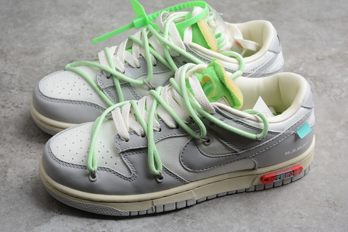ow x nike dunk low “07 of 50” dm1602-108