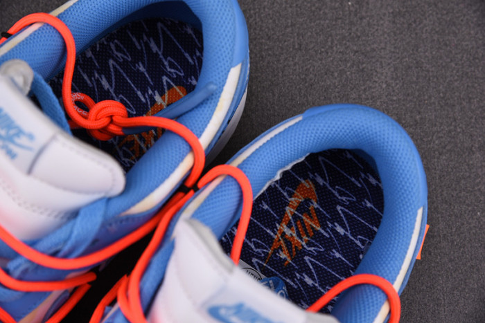 off-w x nike dunk low white blue ct0856-403