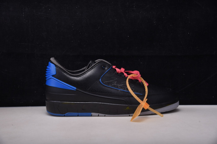 air jordan 2 retro low sp black blue dj4375-004