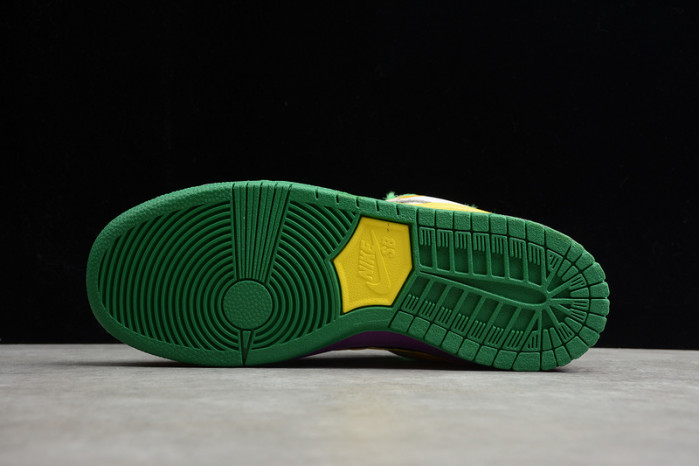 2020 nike sb dunk low pro purple/yellow 318403-137