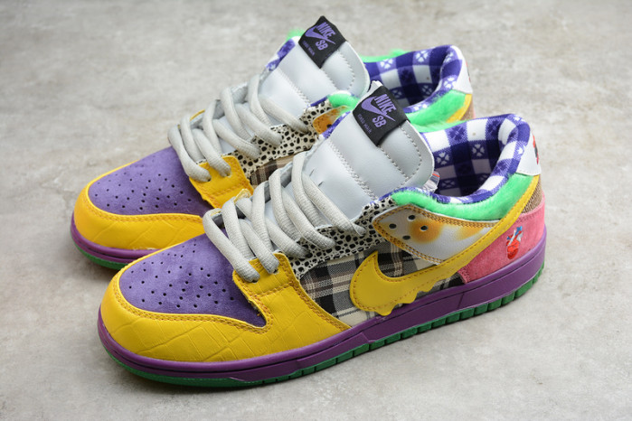 2020 nike sb dunk low pro purple/yellow 318403-137