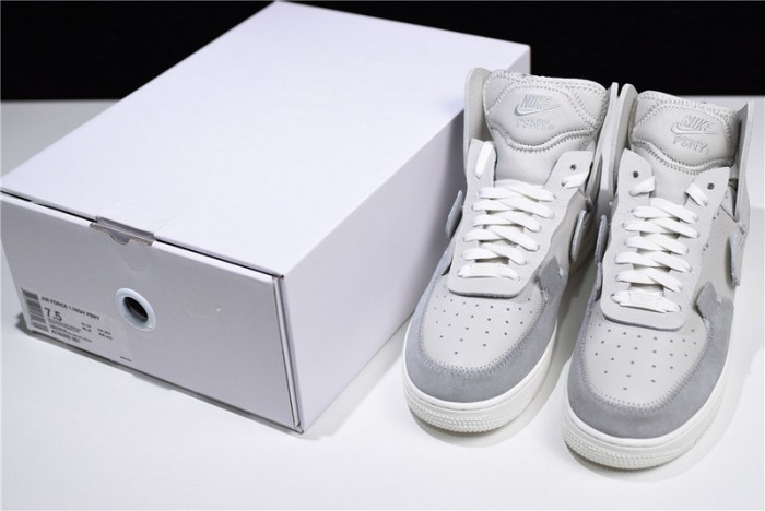 air force 1 high psny silver grey ao9292-001
