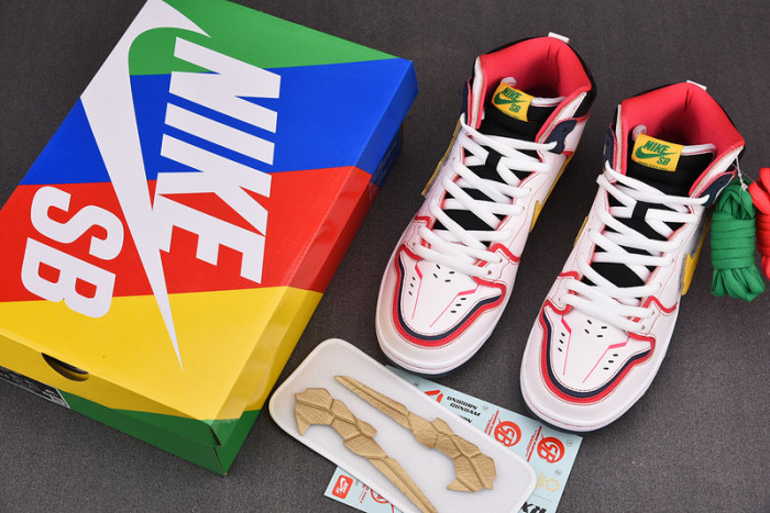 gundam x nik sb dunk high project unicorn dh7717-100