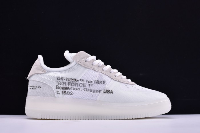 nike air force 1 low ow all white ao4606-100