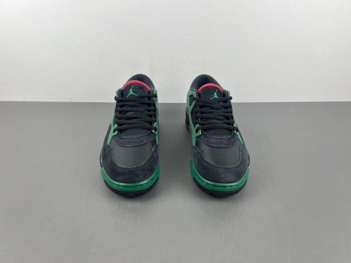 Air Jordan 4 RM Black Gorge Green University Red FQ7939-003