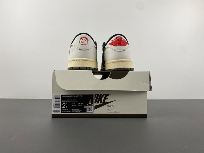 TRAVIS SCOTT X AIR JORDAN 1 LOW Olive KIDS DZ5909 106