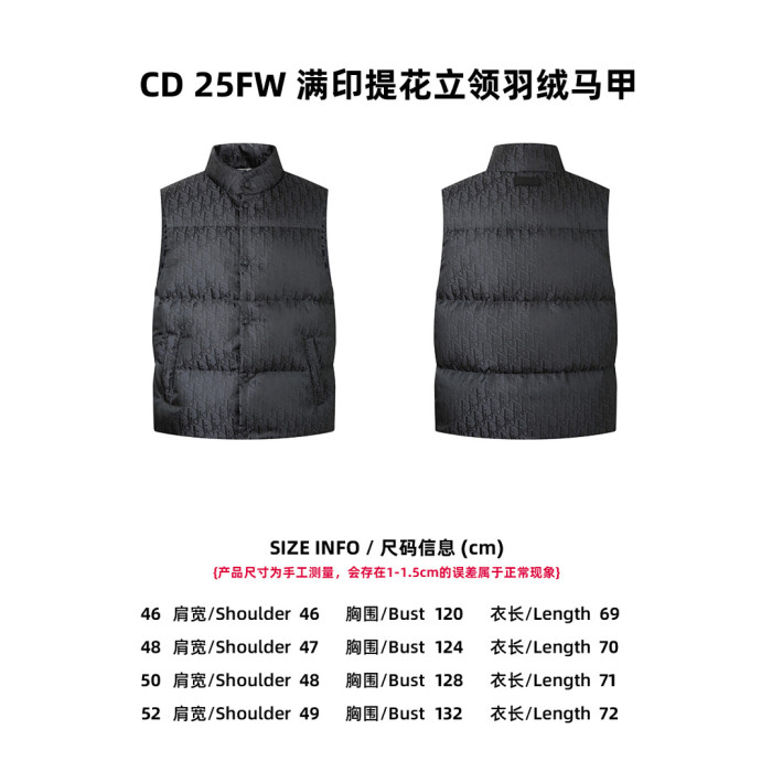 D1OR down vest DR41