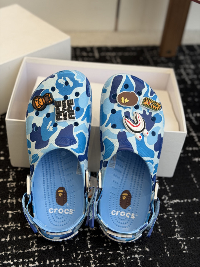 BAPE × Cr0c5 Camo blue BC03