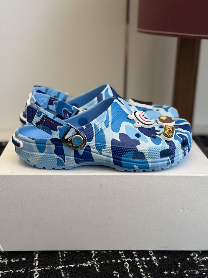 BAPE × Cr0c5 Camo blue BC03