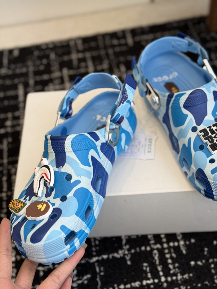 BAPE × Cr0c5 Camo blue BC03